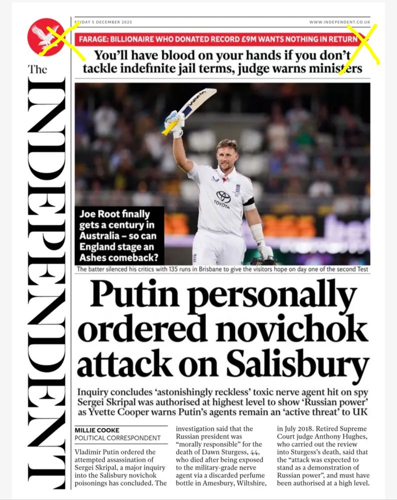 The Independent notes on the front page of its 5th of December issue "Farage says Billionaire who donated a record £9 million wants nothing in return"