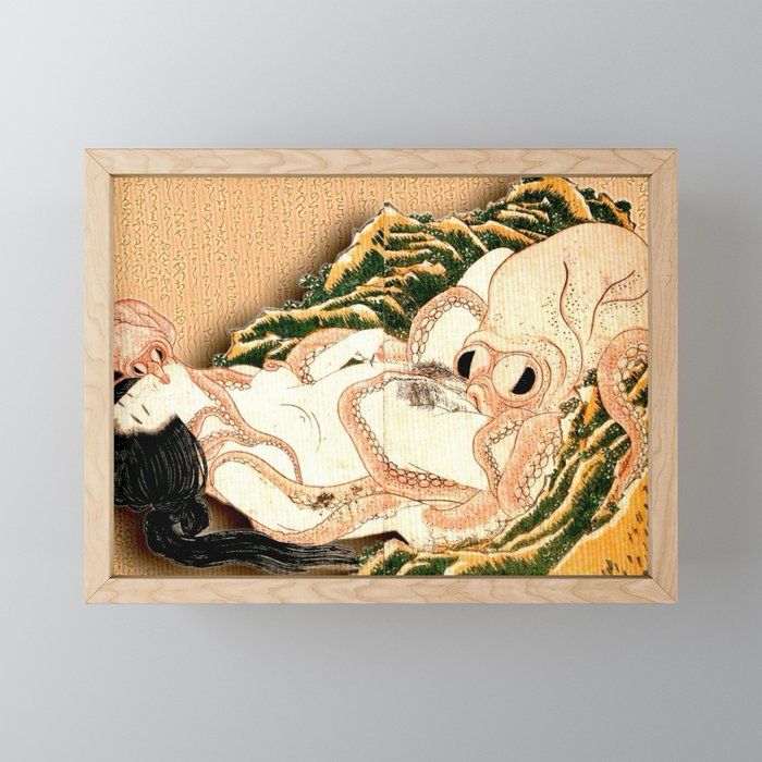 The dream of the fisherman’s wife by Hokusai