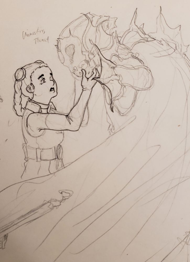 The young woman, in disbelief begins removing the knight's helmet