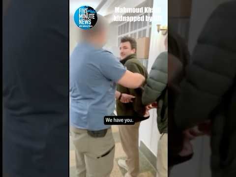 Legal immigrant Mahmoud Khalil kidnapped by Trump ICE agents for peaceful protest.