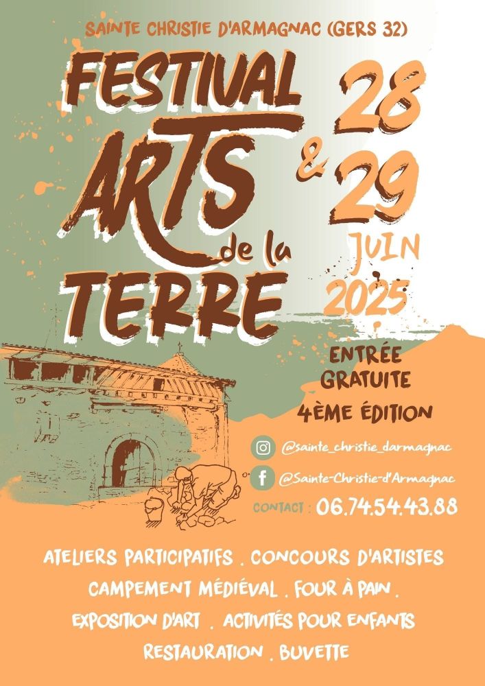 Affiche du Festival des arts de la terre.