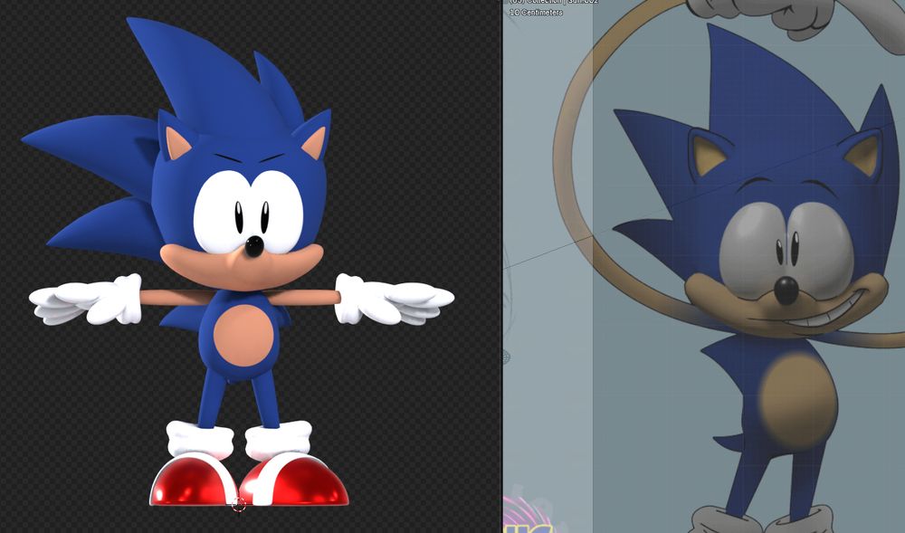 The model was created using primitive shapes and adjusting them in sculpt mode. I'm not sure how far I would've gotten if I continued modeling, but I am satisfied with the results I achieved.
