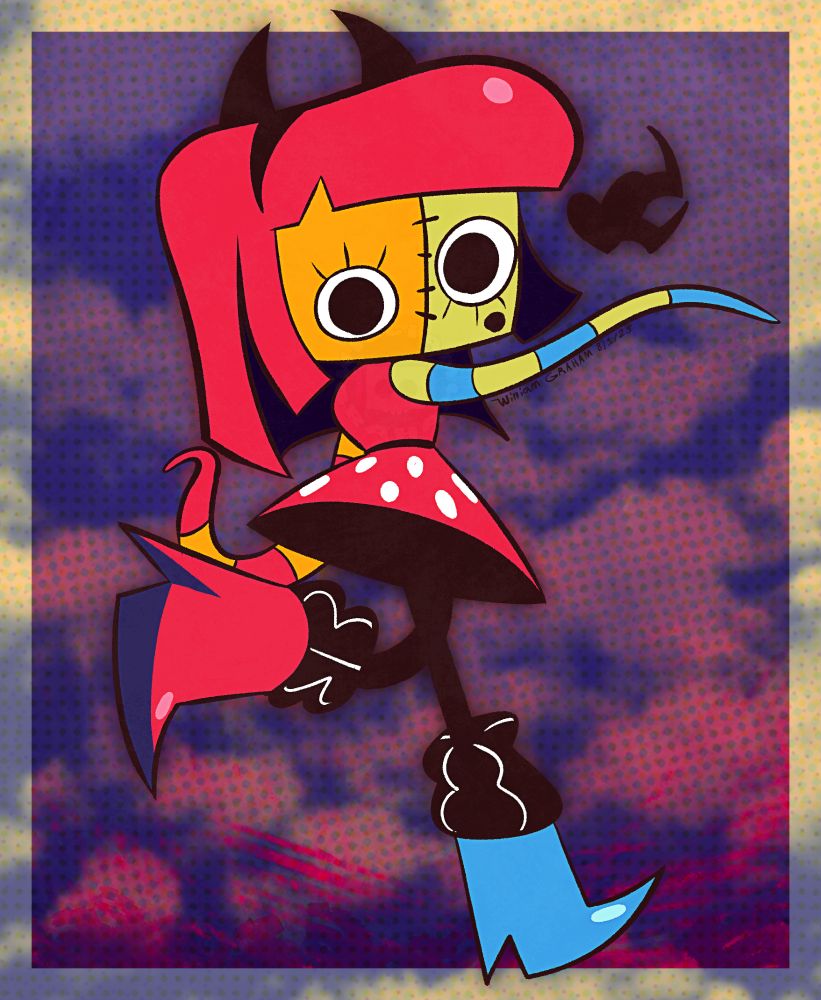 My character, Test. One of my favorite designs I made.