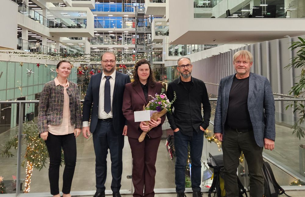 Marija with her PhD committee and supervisor