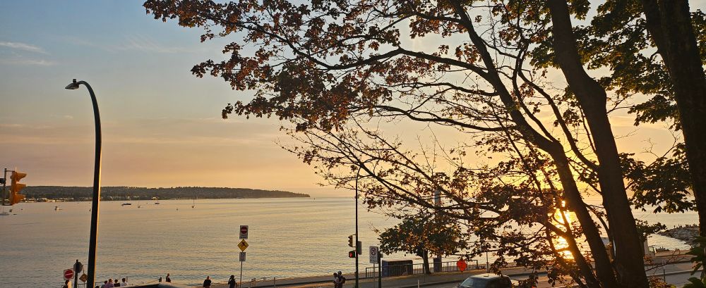A sunset on English Bay, Vancouver 