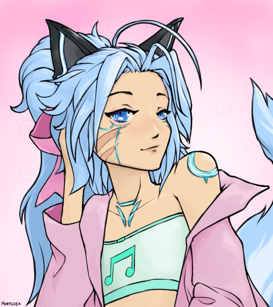 Artfight art of Basch's vtuber persona