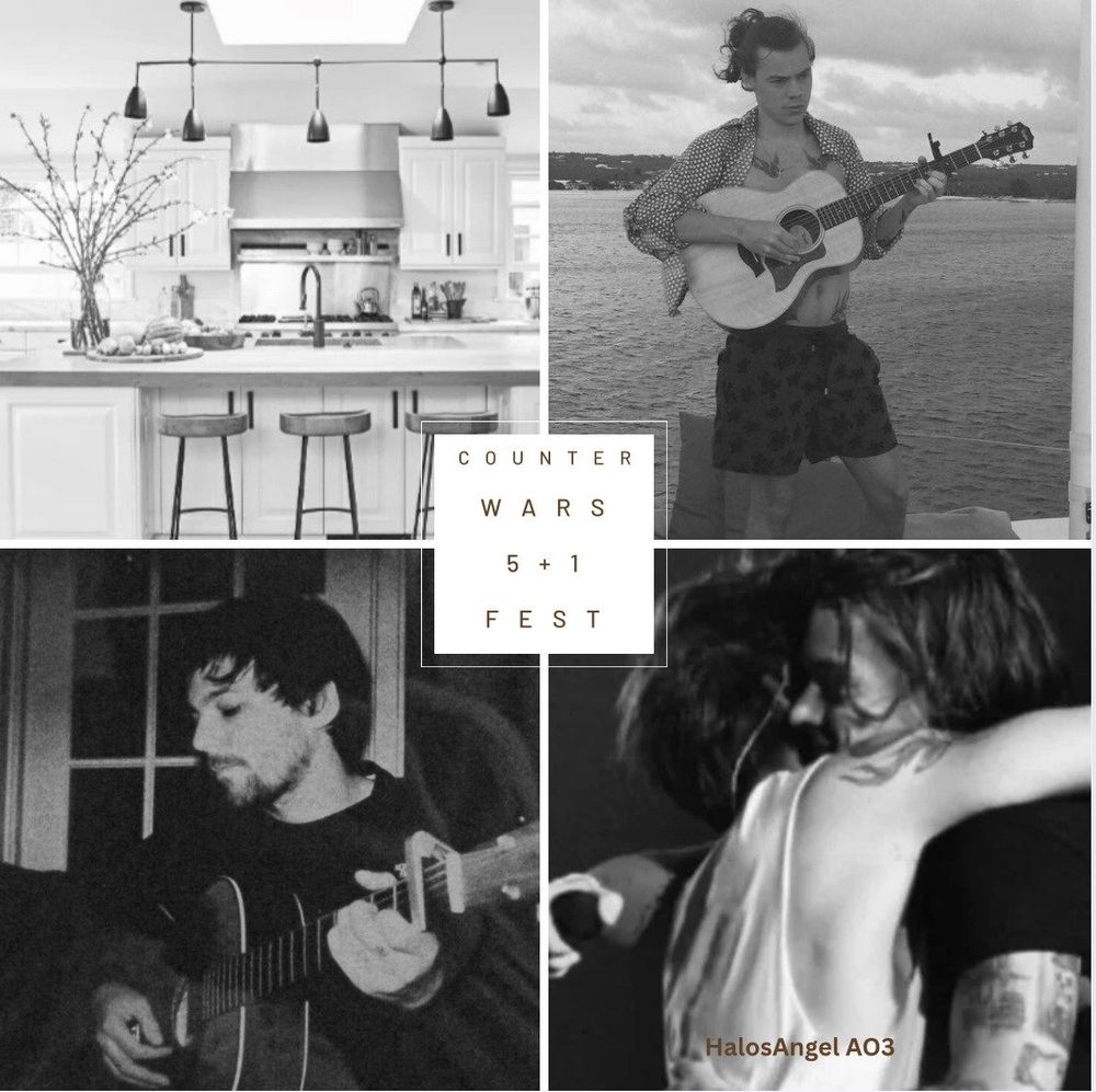 Counter Wars collage for 5+1 fest coming to AO3