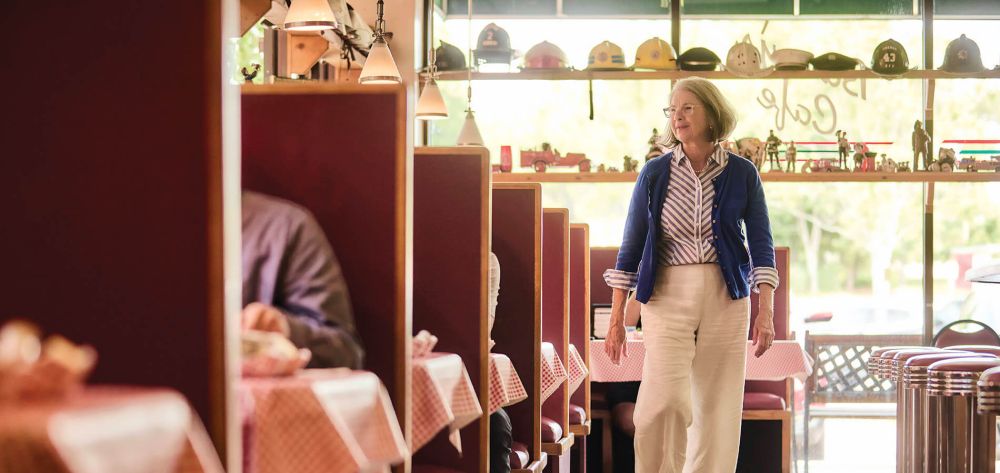 For decades, Denise Doyle was one half of a legendary diner duo. Now she’s busting out new moves.