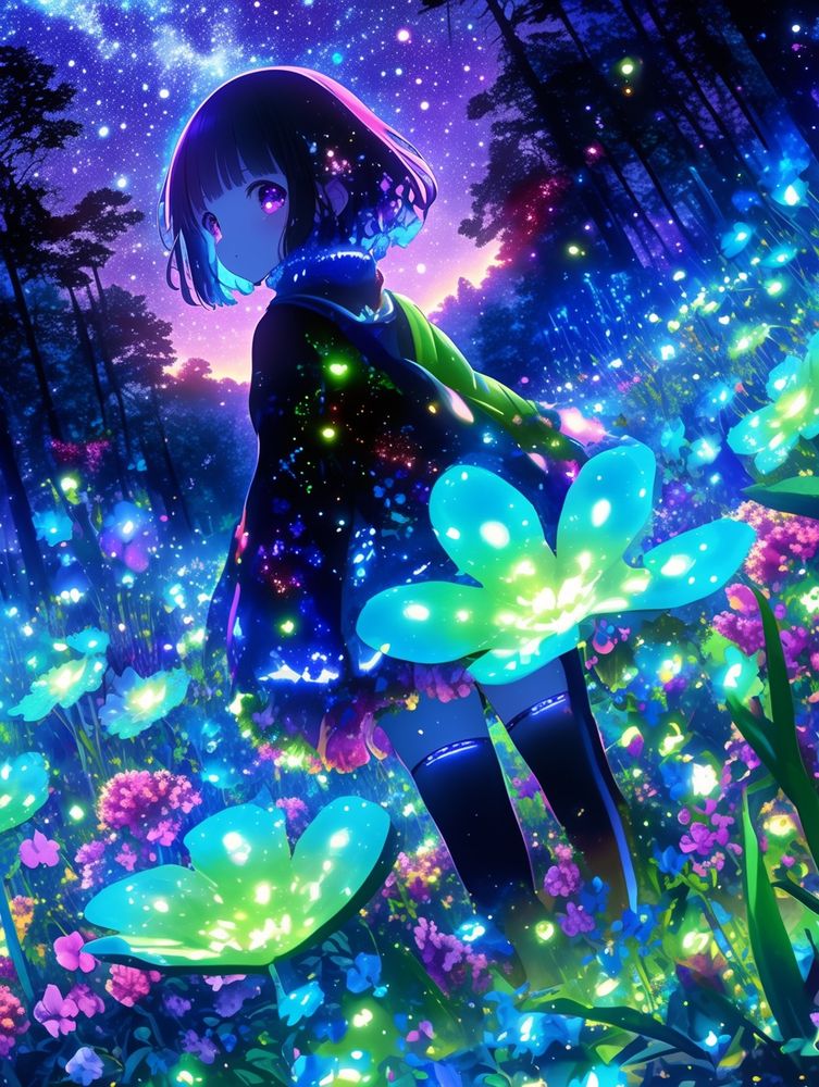 I hope you can hear the voice this forest whispers to me.

#AIイラスト #aiart