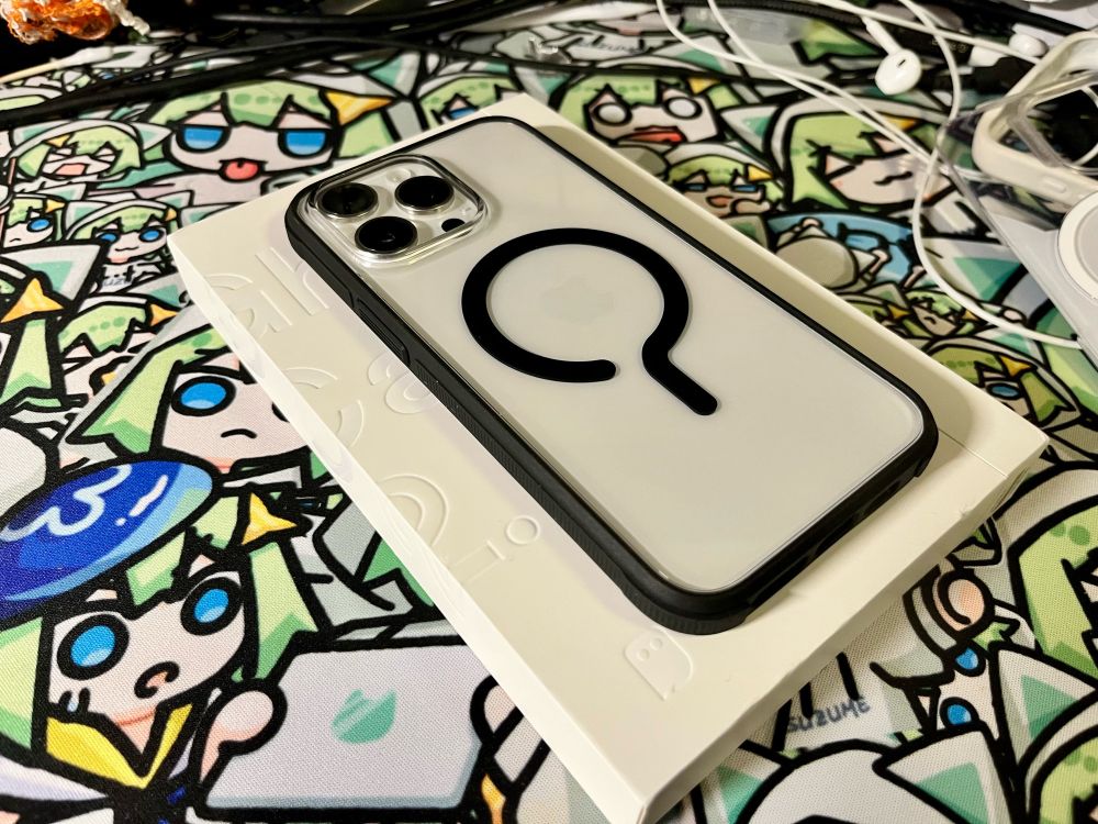 Back side of iPhone 15 Pro Max with Ghost 2.0