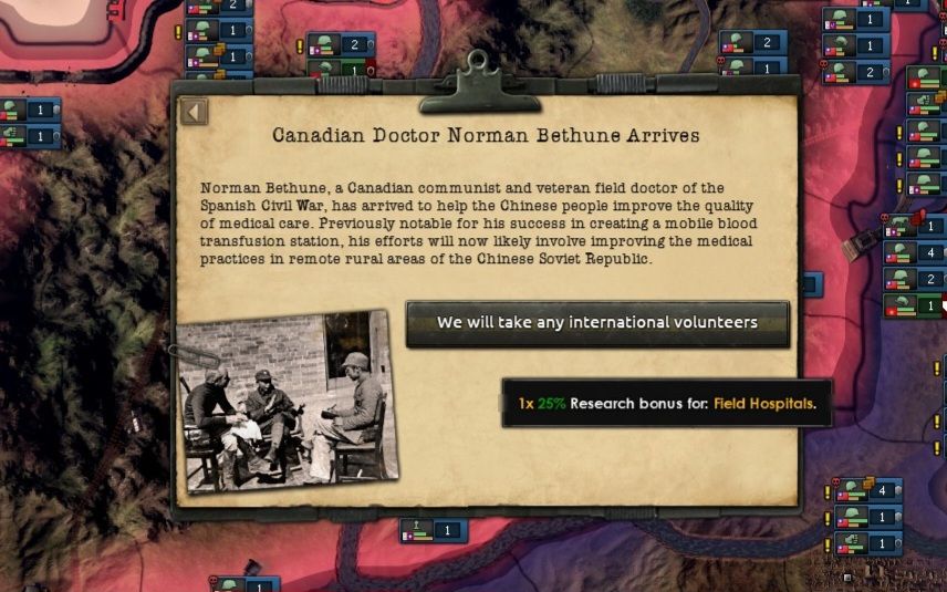 Flavpr event about Norman Bethune arriving in China