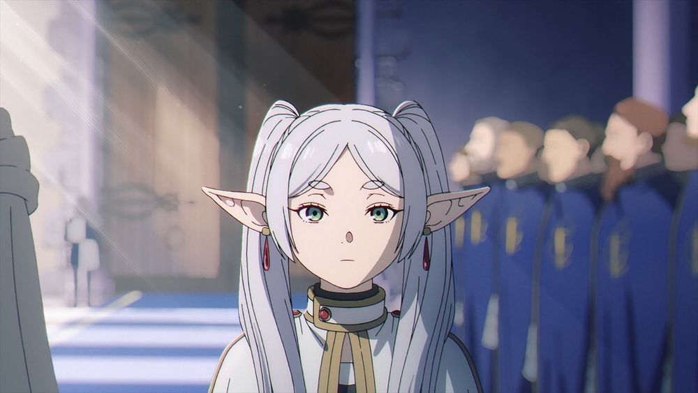 Capture d'écran de l'épisode 1 de Frieren 