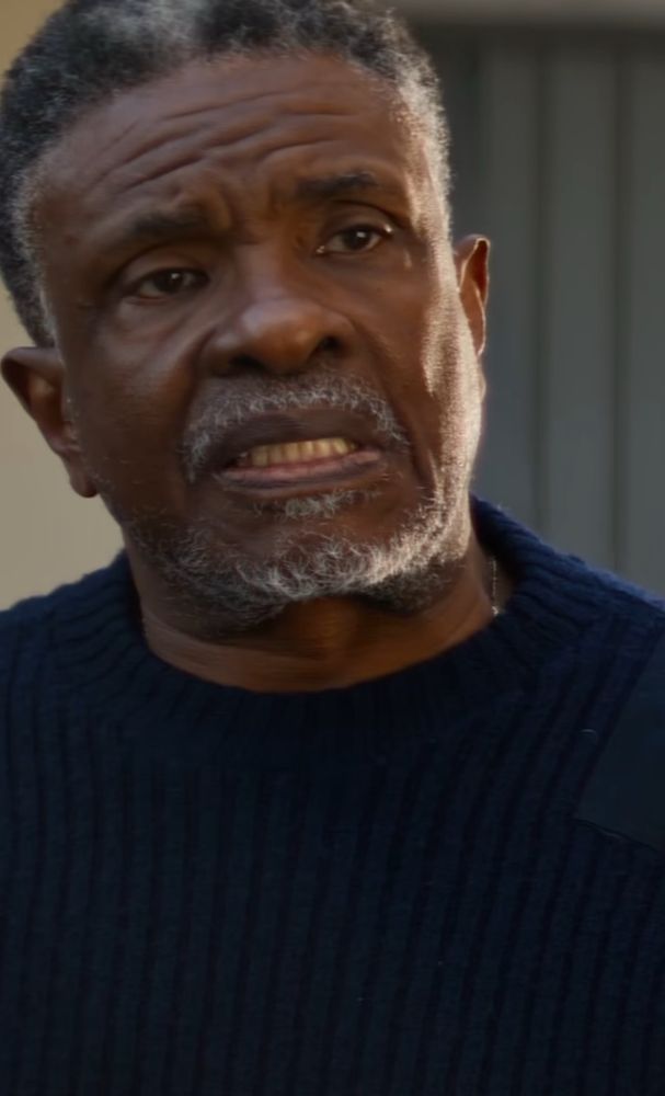 2025 Keith David in a military sweater 