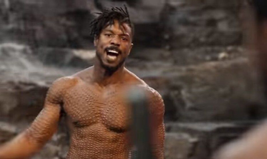 Killmonger yelling "is THIS your king?!"