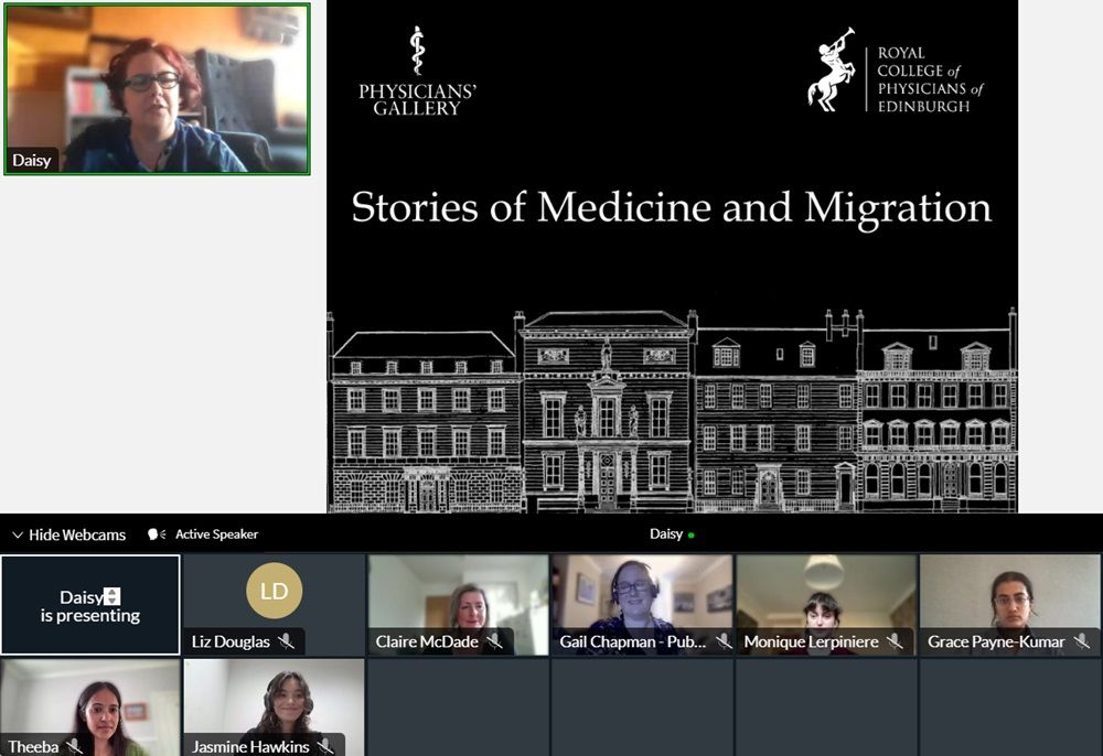 Presentation from RCPE on stories of medicine and migration