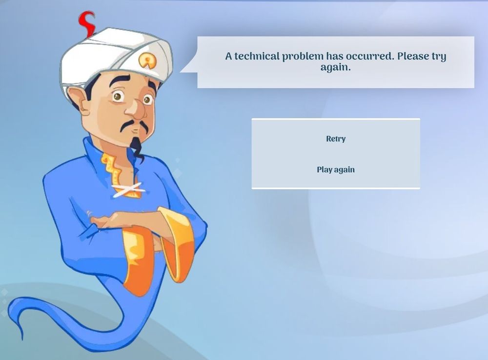 akinator - online game guessing characters