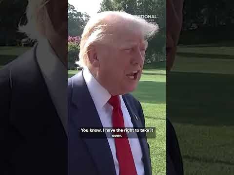 Trump wants remove DC homeless from streets
