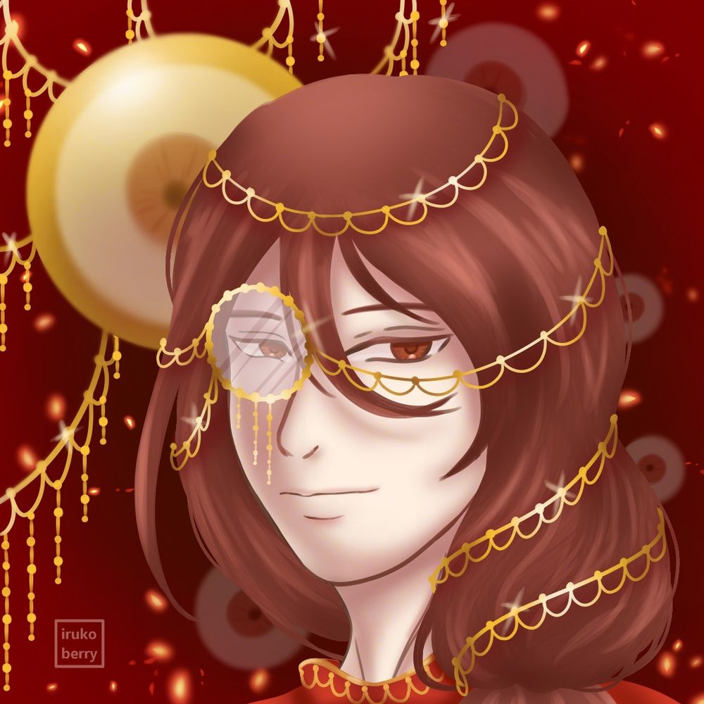 Fanart of Vtuber Neil L Krampus.