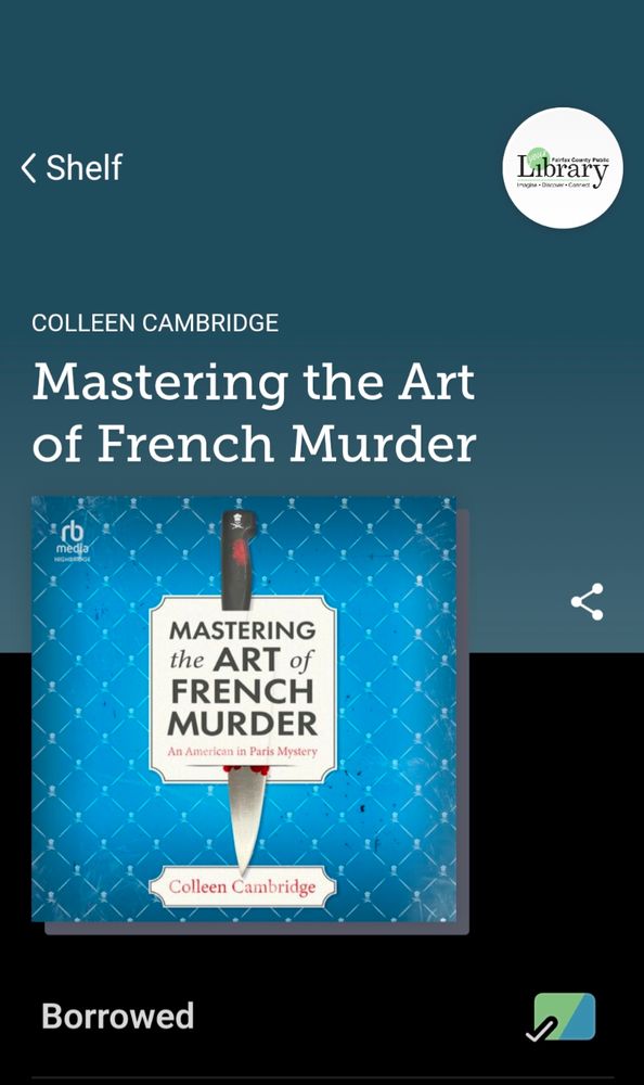 Book cover Mastering the Art of French Murder
