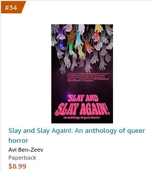 Slay and Slay again book cover (screenshot from Amazon's bestsellers page, linked in post)
