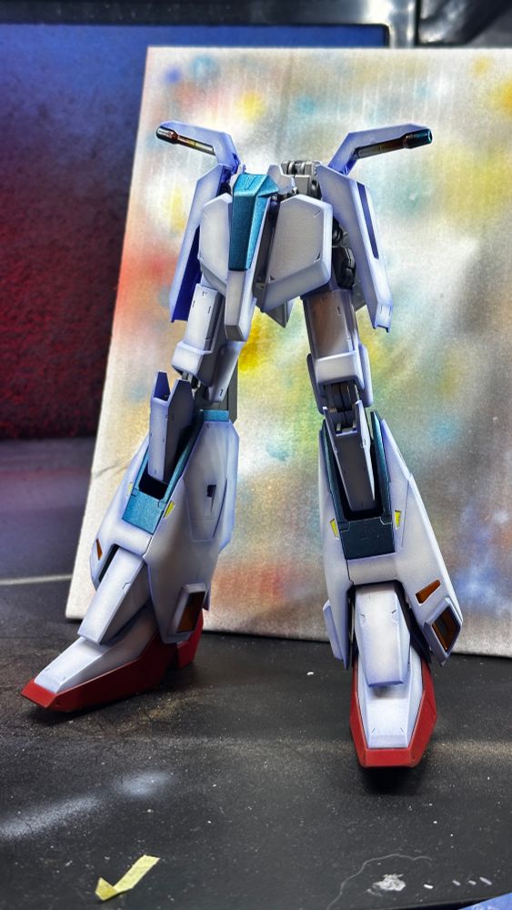 Zeta Gundam models lower half