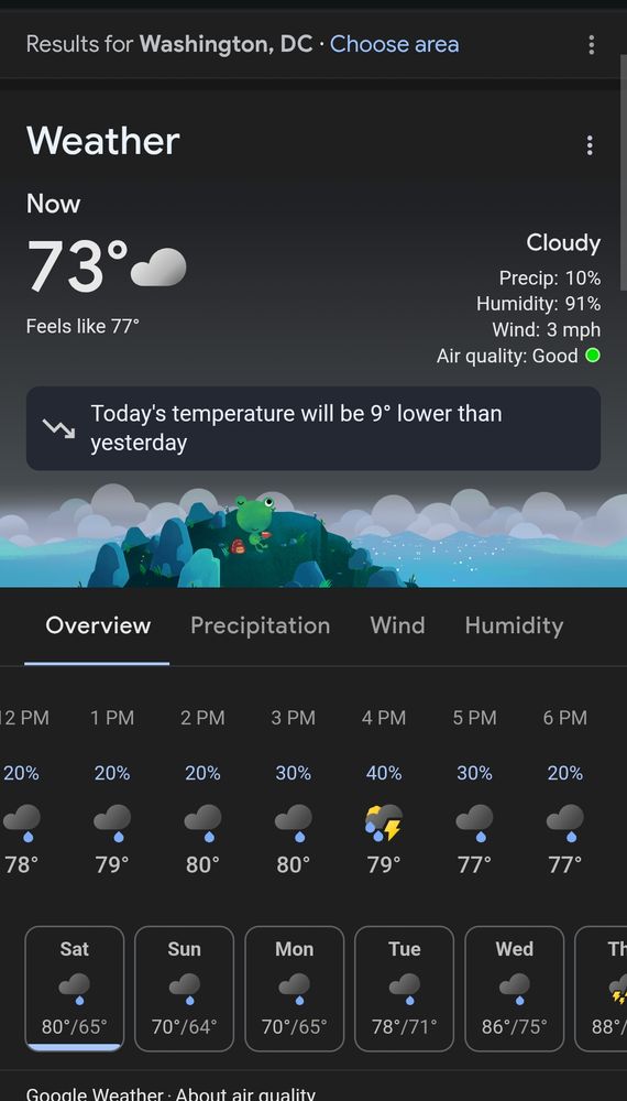 Forecasted rain for Trump's parade to show the world how small his penis is 