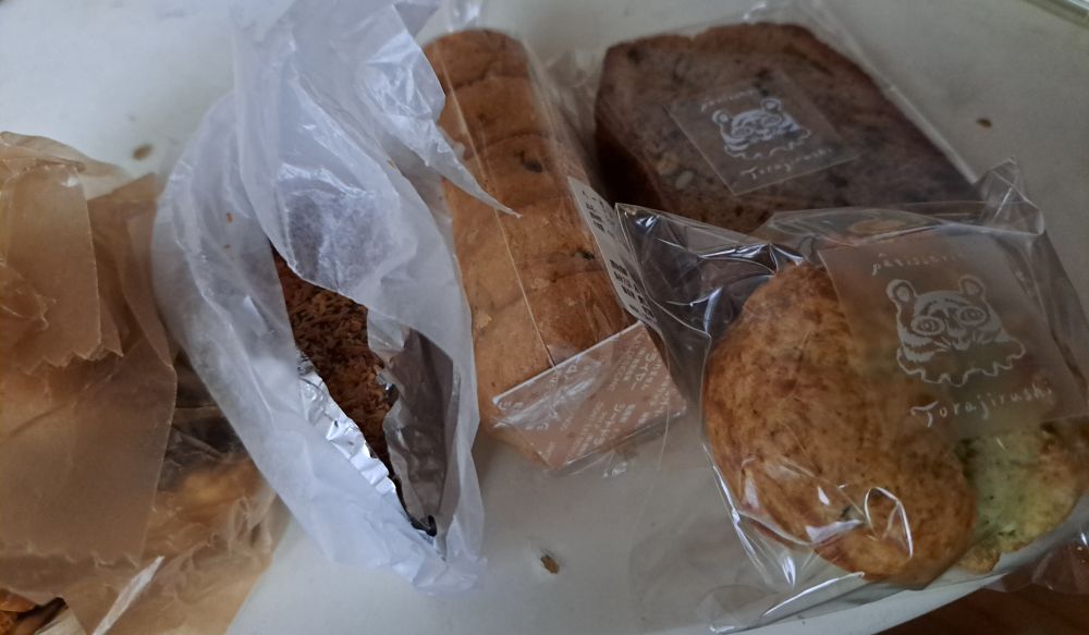 寅印菓子店さんのアトリエ販売で購入した焼菓子