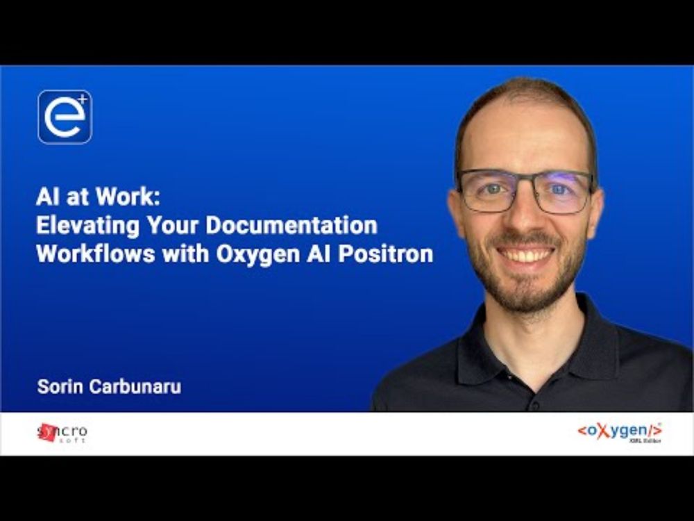 Webinar: AI at Work: Elevating Your Documentation Workflows with Oxygen AI Positron