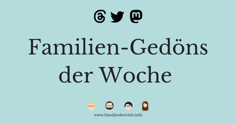 Familien-Gedöns der Woche (518) |