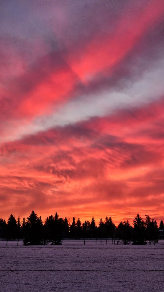 A really, really, really beautiful sunrise.