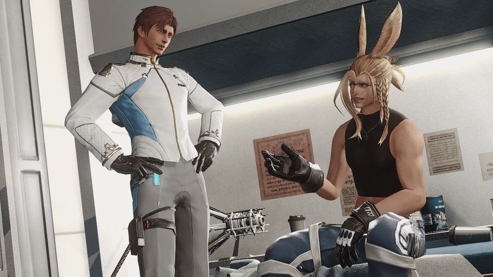 Alerot showed up in Deu's cabin and tried not to audibly groan at the sight of his bunk surrounded by coffee cups. Before he could say anything, Deu started yapping to him about all the calibrations he made to the machinery around the camp. 