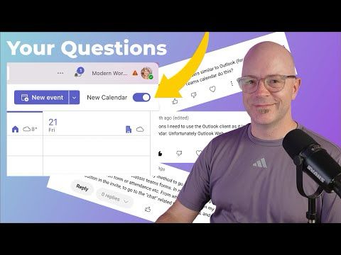 Your questions about NEW calendar in Teams