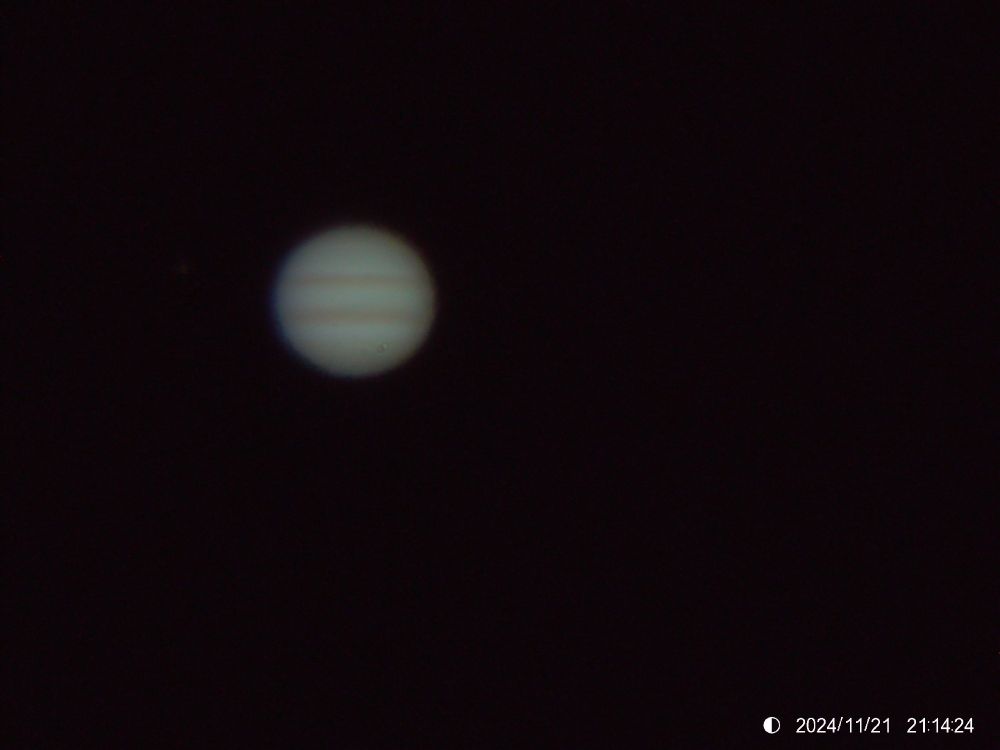 Planet Jupiter, single image. 