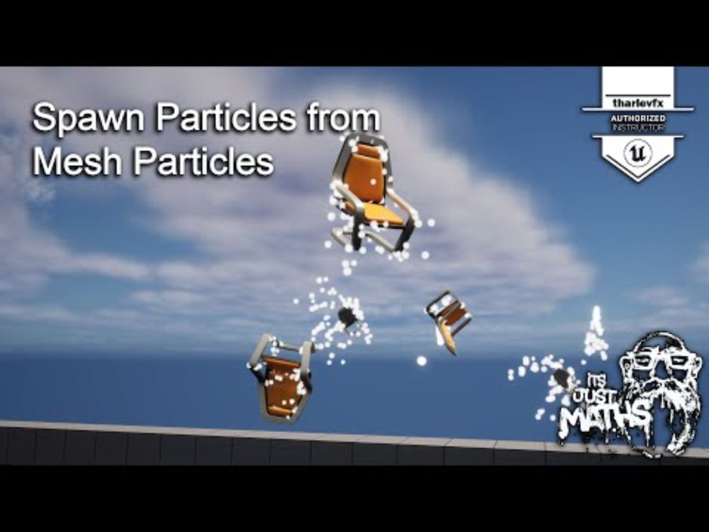 Spawn Particles from Mesh Particles