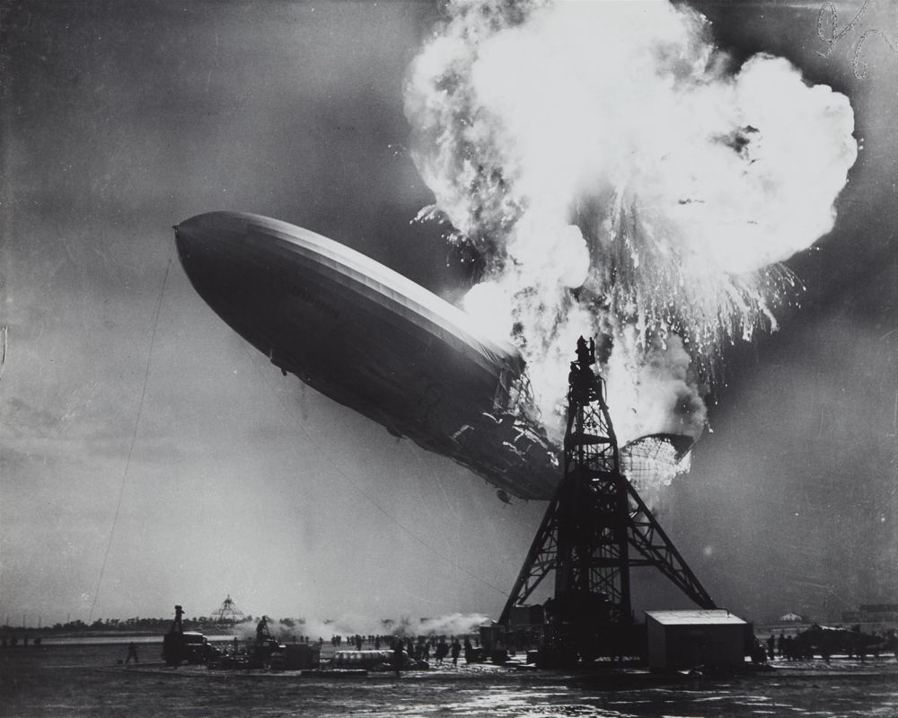 As long as CNN is using old unrelated photos in its news articles, how about this one? The Hindenburg blows up in New Jersey, 1937