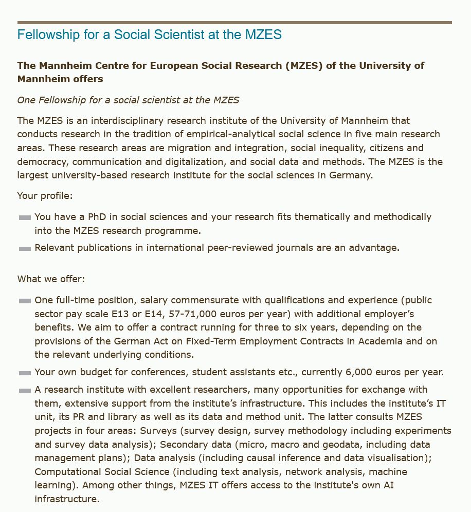Image of the job ad. Please see link for full information.