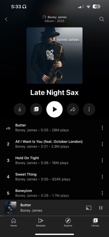 Boney James- Late Night Sax