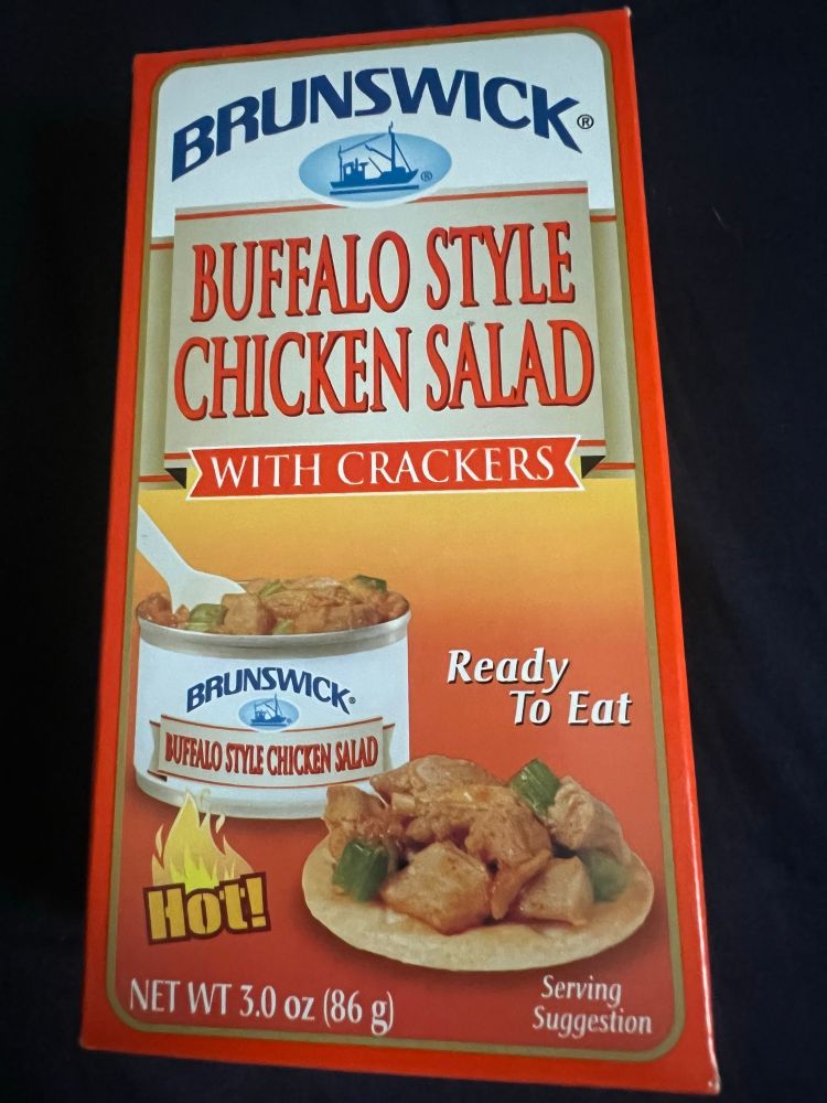 Introducing... Dollar Trees FINEST.

Big BRUNSWICK, Buffalo Style Chicken Salad. 