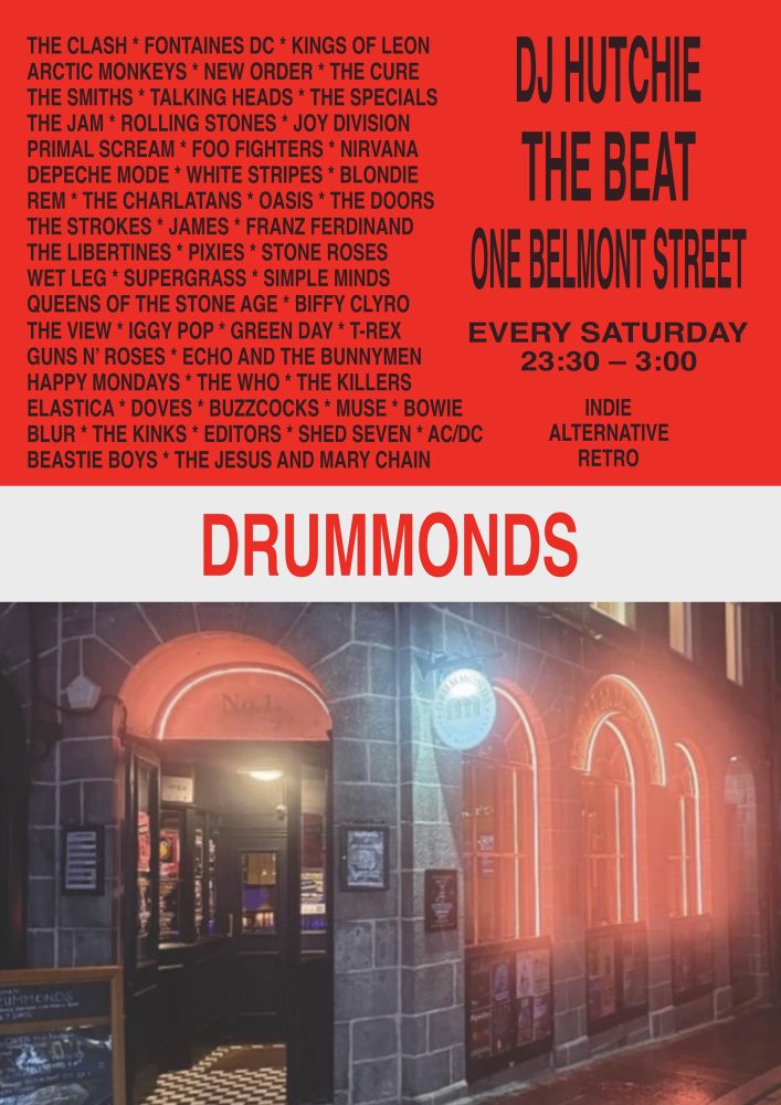 Drummonds gig poster