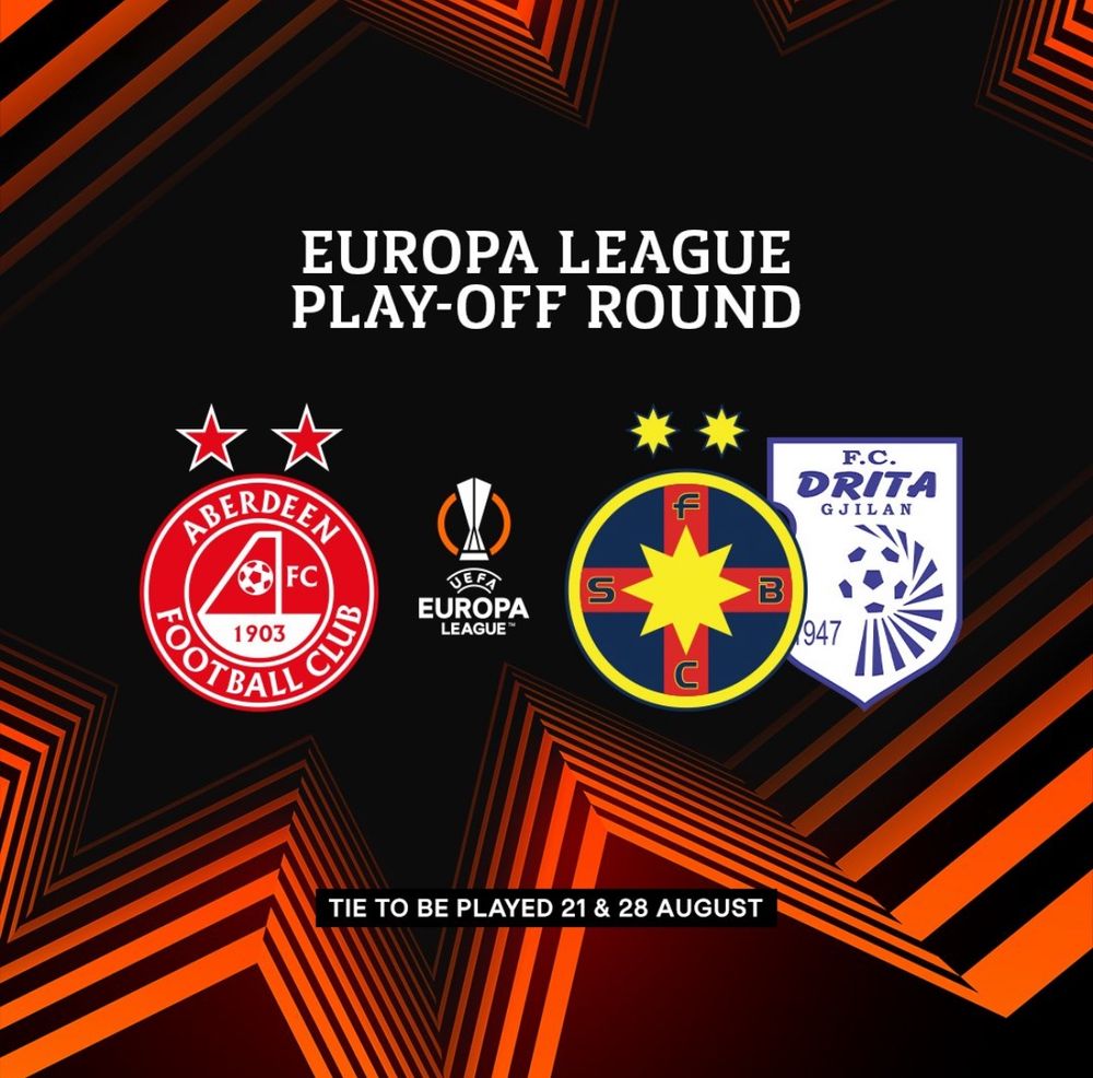 Aberdeen in the Europa League. 