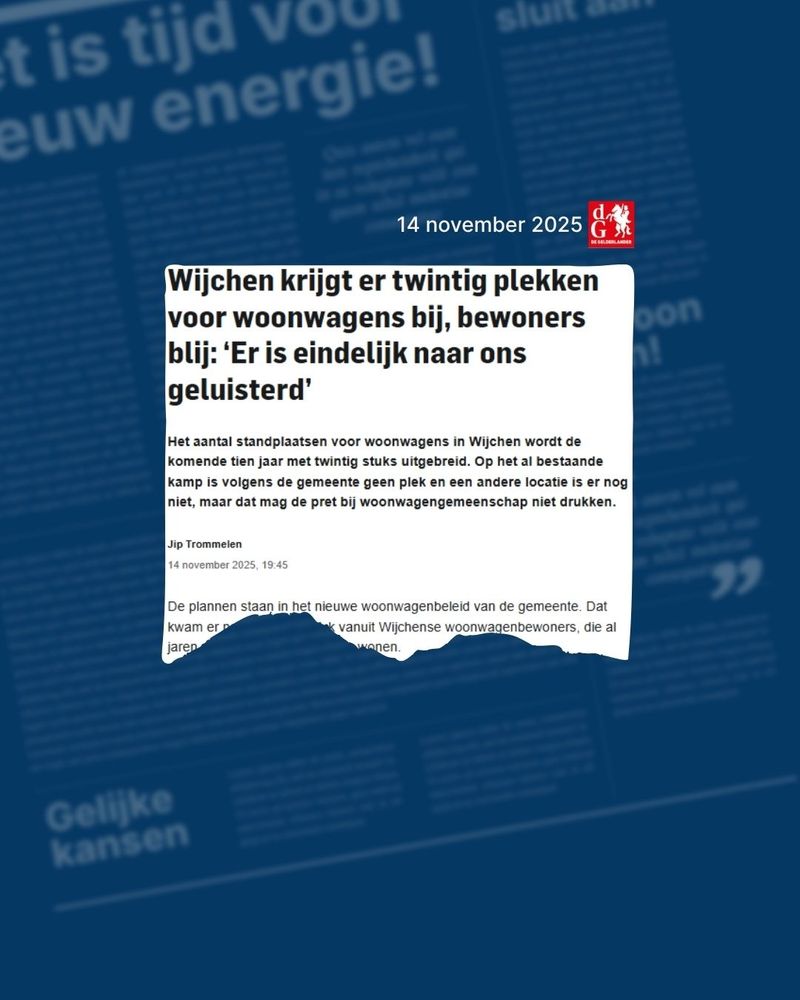 Wijchen krijgt er twintig plekken voor woonwagens bij, bewoners blij: 'er is eindelijk naar ons geluisterd'