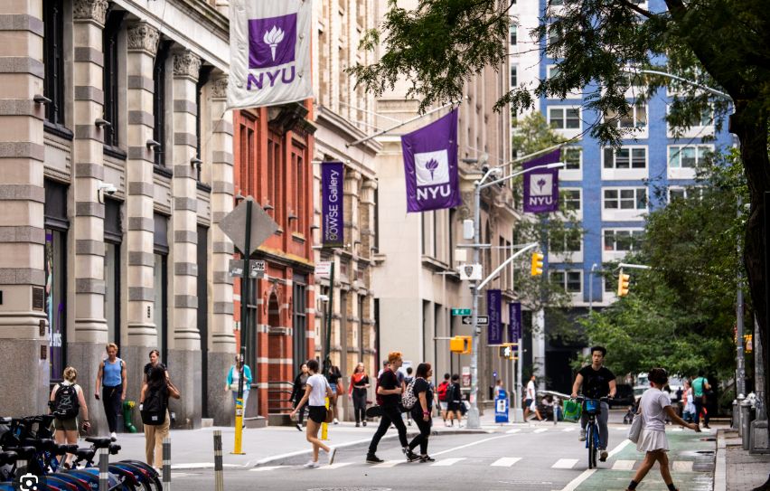 NYU campus near Washington Square