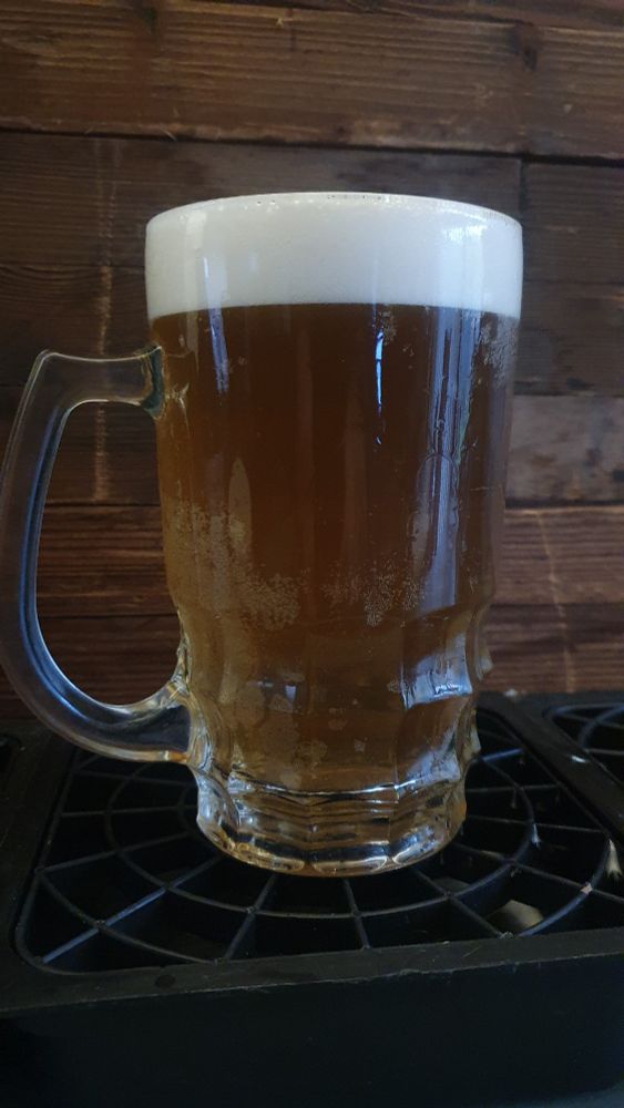 A pint of beer.