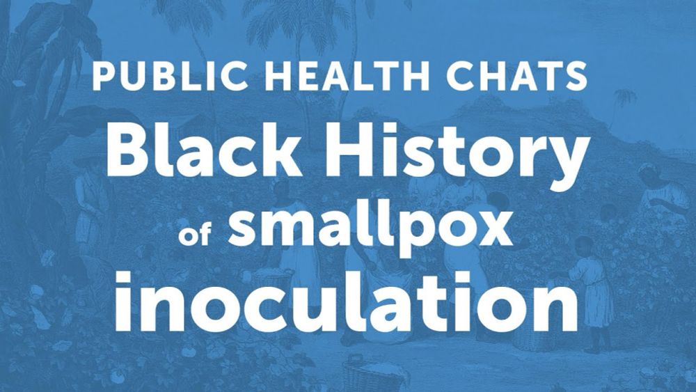 The Lesser Known Black History of Smallpox Inoculation | Public Health Chats