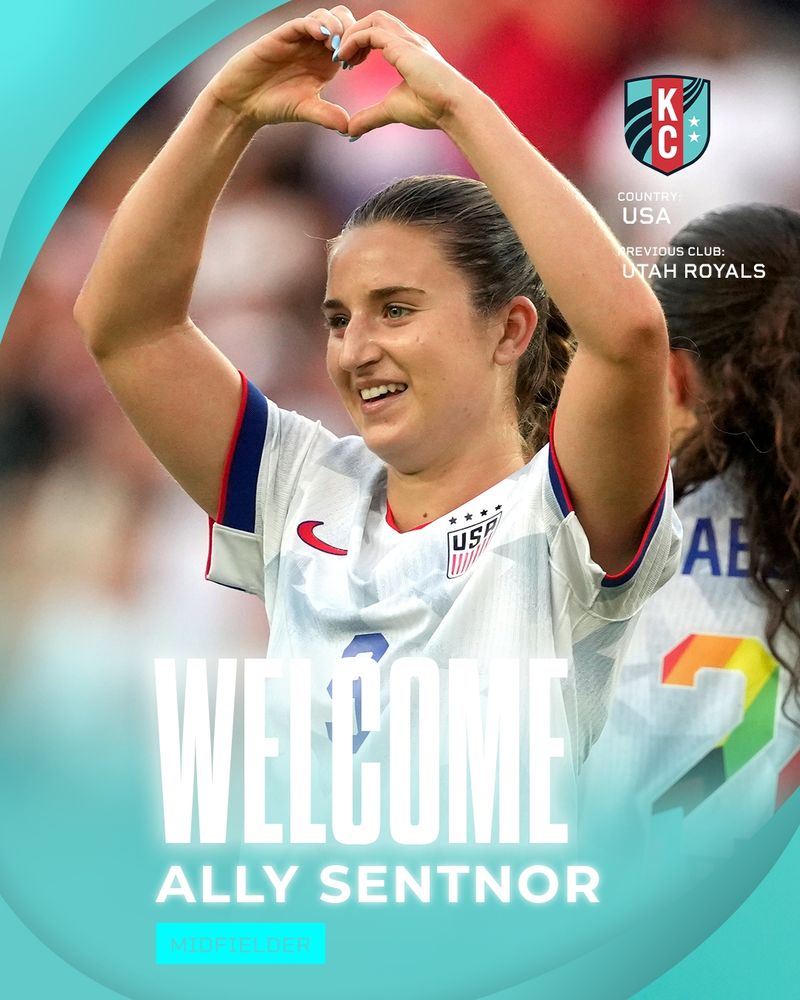 Welcome Ally Sentnor graphic with a photo of her holding up heart hands. 