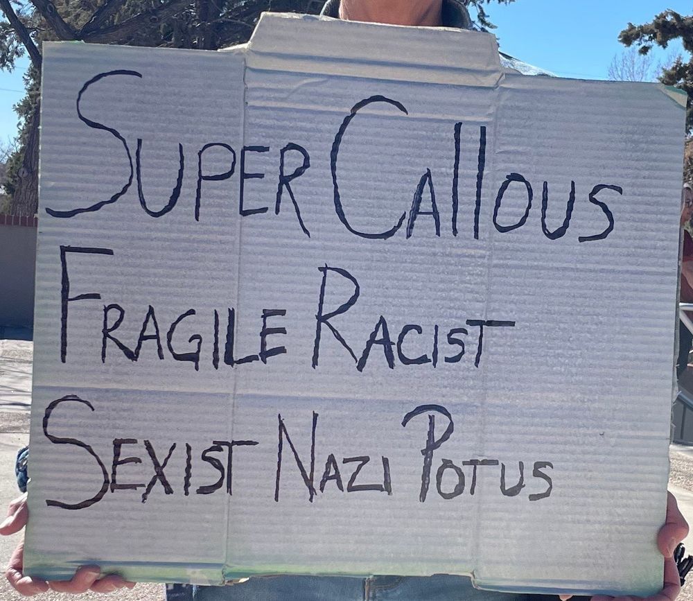 Super Callous Fragile Racist Sexist Nazi Potus