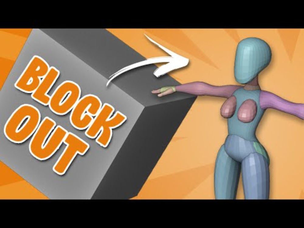 Blocking Out - Blender Character Sculpt Tutorial part 1