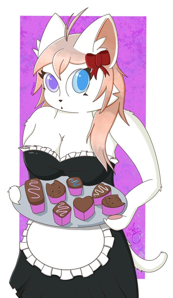 Mimiko with pastries 