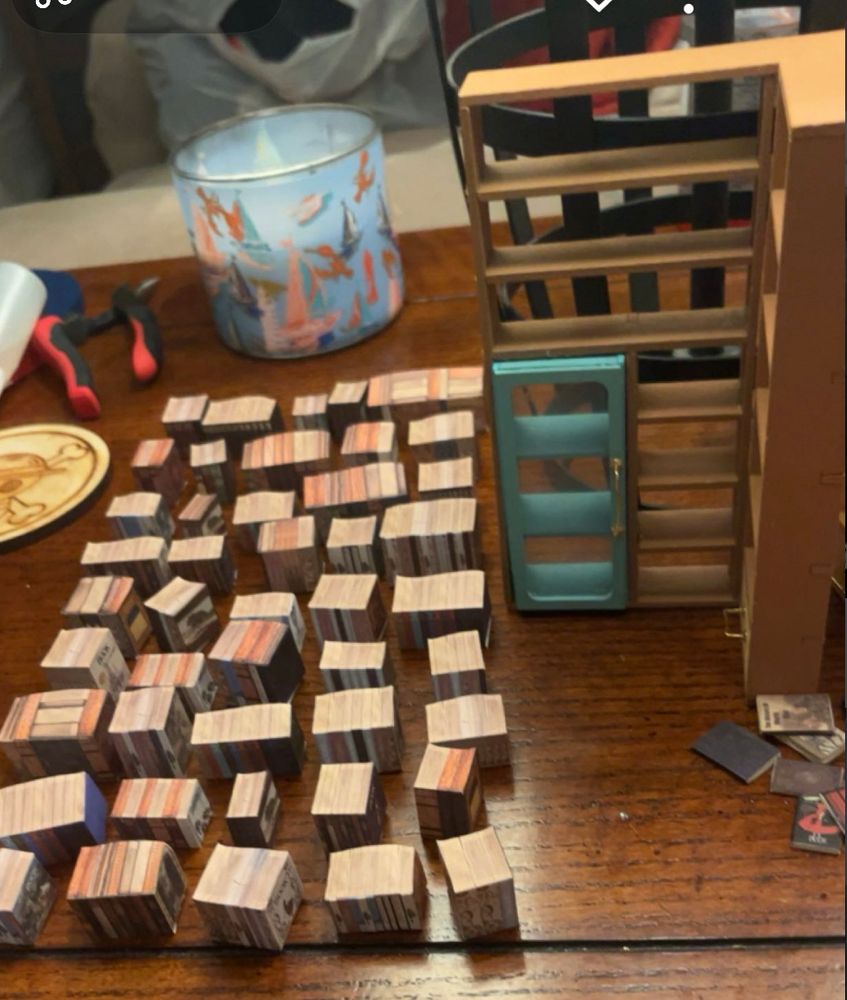 DIY Bookshop miniature