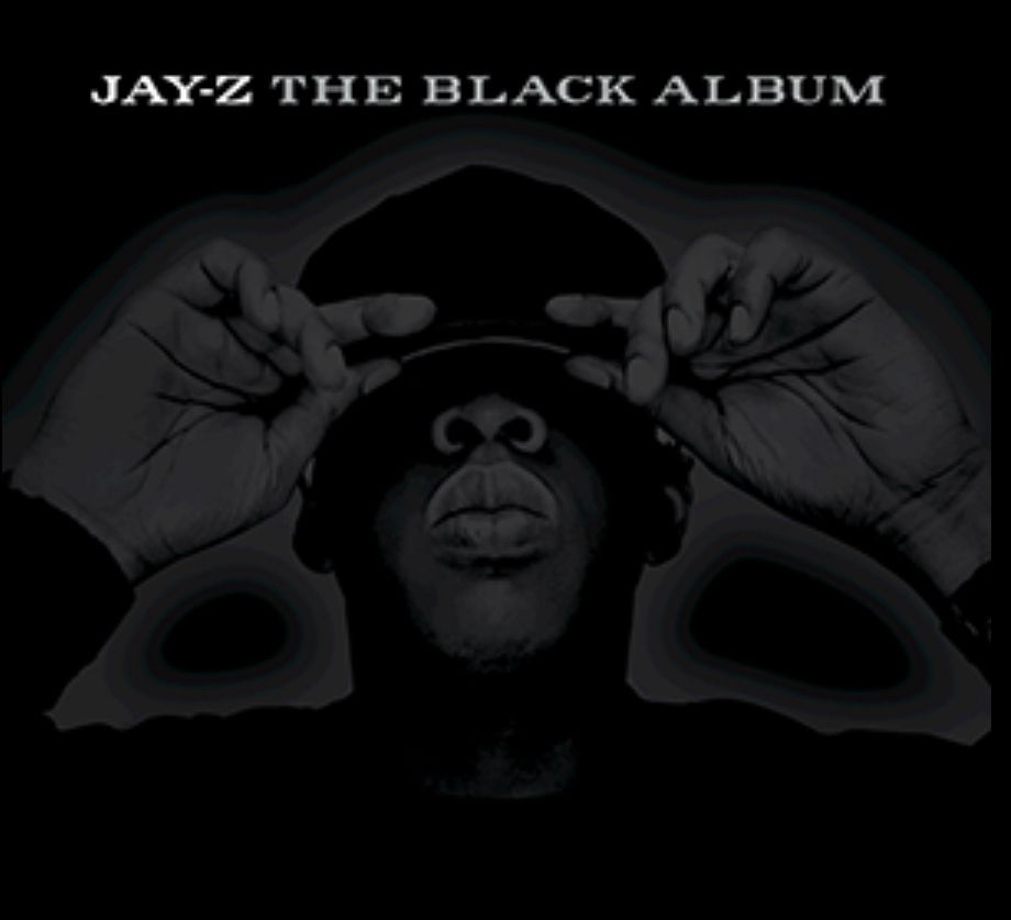 Cover art for the black album by Jay Z